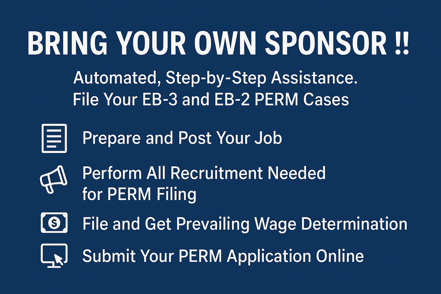 We are introducing a RADICALLY IMPROVED <br> way for you to prepare <br>your PERM Application.